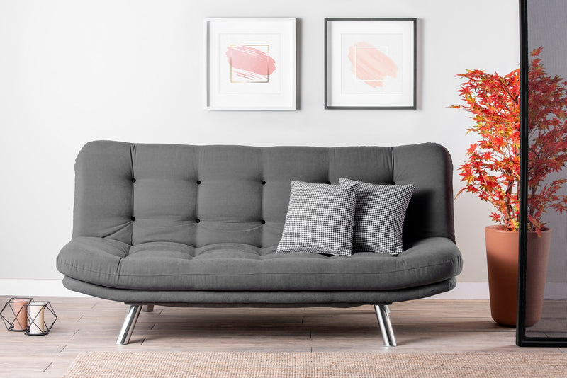Canapea Extensibila 3 locuri Misa Grey