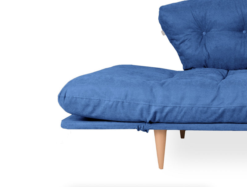 Canapea Extensibila 3 locuri  Asi Home Nina Daybed - Parliament Blue GR108, 200X80X70cm