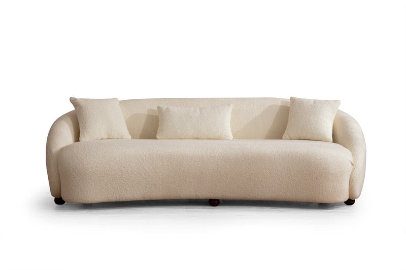 Canapea 3 locuri Napoli Bouclette Cream