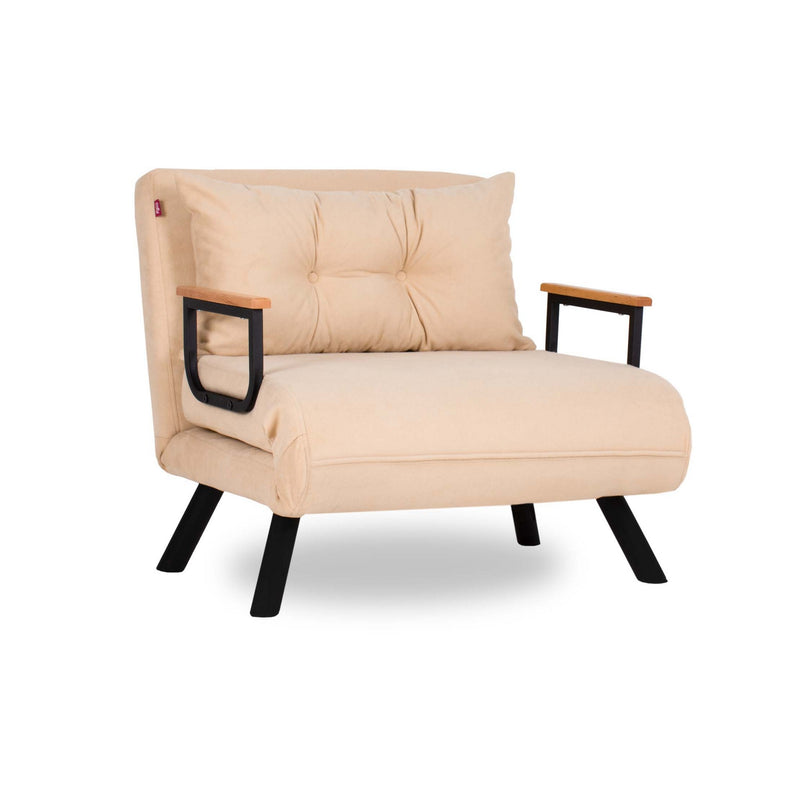 Canapea Extensibila Single Asi Home Sando, Cream
