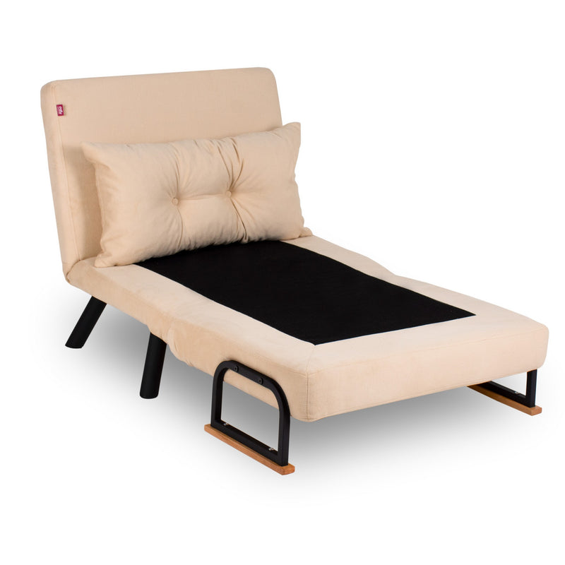 Canapea Extensibila Single Asi Home Sando, Cream