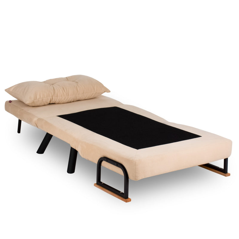Canapea Extensibila Single Asi Home Sando, Cream