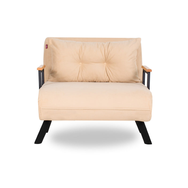 Canapea Extensibila Single Asi Home Sando, Cream