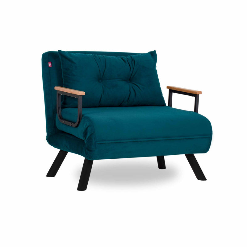 Canapea Extensibila Single Asi Home Sando, Petrol Green