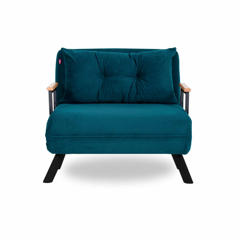 Canapea Extensibila Single Asi Home Sando, Petrol Green