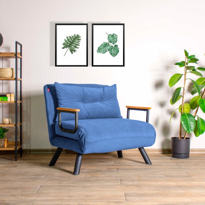 Canapea Extensibila Single Asi Home Sando, Blue