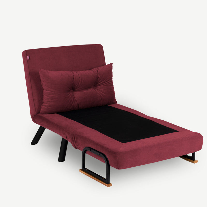 Canapea Extensibila Single Asi Home Sando, Maroon
