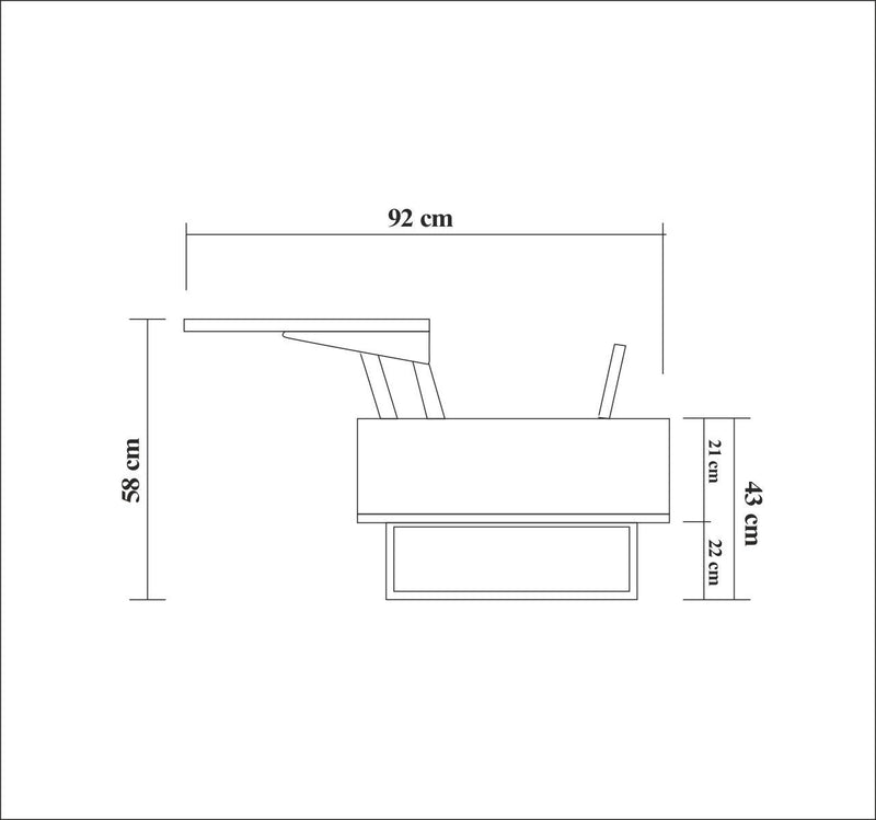 Măsuţă de cafea Asi Home Est- Maro