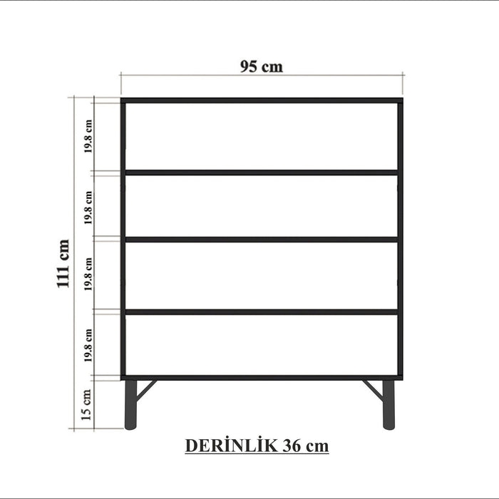 Dulap multifunctional Asi Home Multilux Sia, Alb/Maro/Mov/Mustar, 95 x111 x36 cm