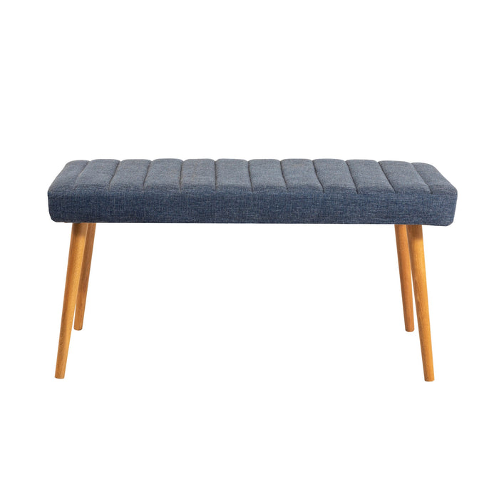 Set Masa , 2 Scaune si Bancuta (4 piese) Asi Home Costa Atlantic-Navy Blue, Pin/
Albastru, 120x77x75/47x89x47/100x48x39cm