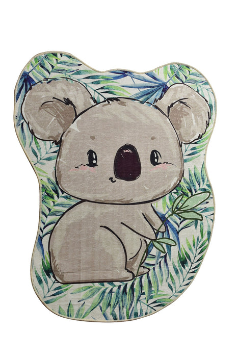 Covor Camera Copii Asi Home Koala, 140 x 190cm, Catifea, Multicolor