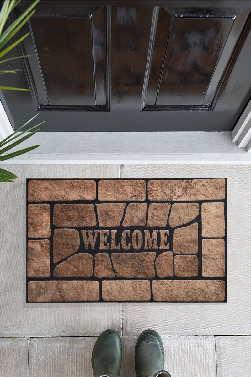 Covoras Intrare Usa Asi Home Volga , 40 x 60cm, PVC, Multicolor