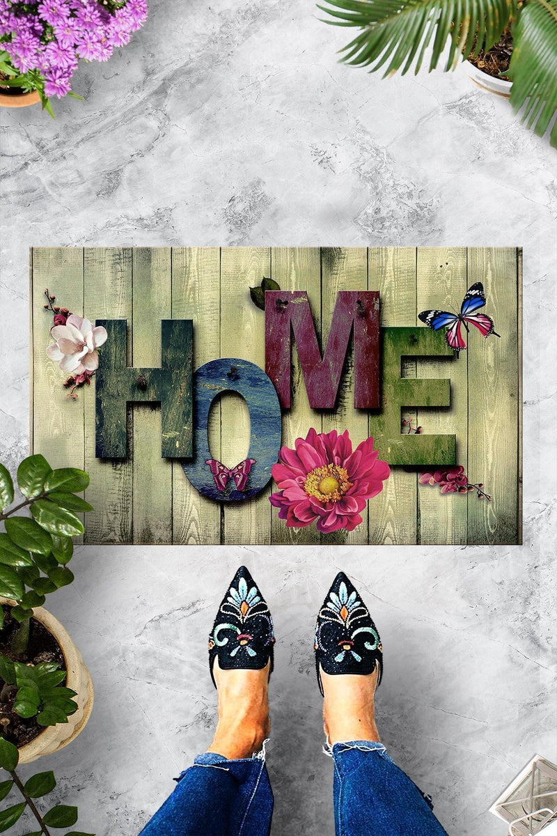Covoras Intrare Usa Asi Home Sagomato , 40 x 60cm, PVC, Multicolor
