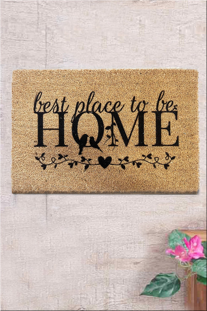 Covoras Intrare Usa Asi Home Coco Jaosi, 40 x 60cm, Fibre de cocos, Multicolor