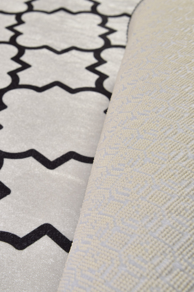 Covor Hol Asi Home Kupa - White  , 100cm, Catifea, Multicolor