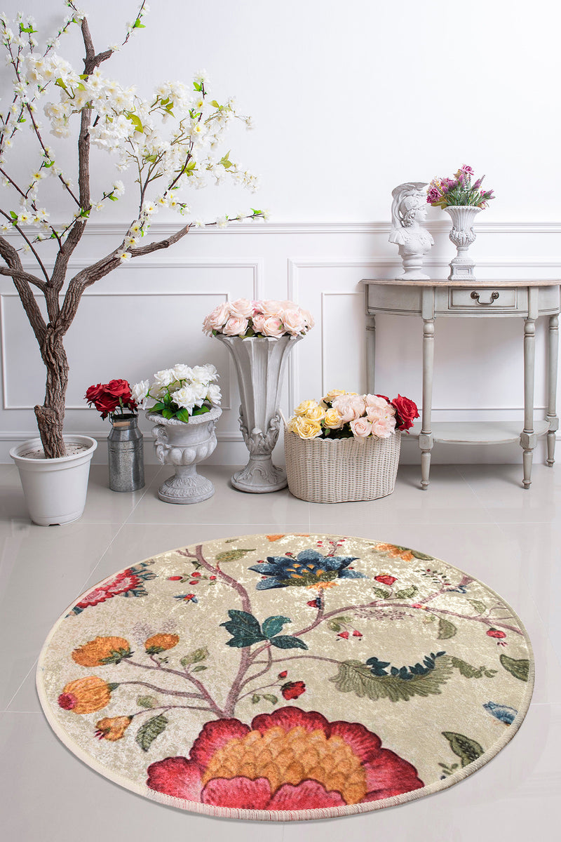Covor Asi Home Arya  , 100cm, Catifea| Poliester, Multicolor
