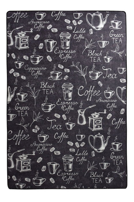 Covor Hol Asi Home Coffee, 60 x 140cm, Catifea| Poliester, Multicolor