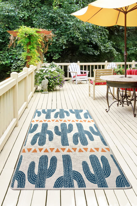 Covor Asi Home Cactus Time, 120 x 180cm, Catifea| Poliester, Multicolor