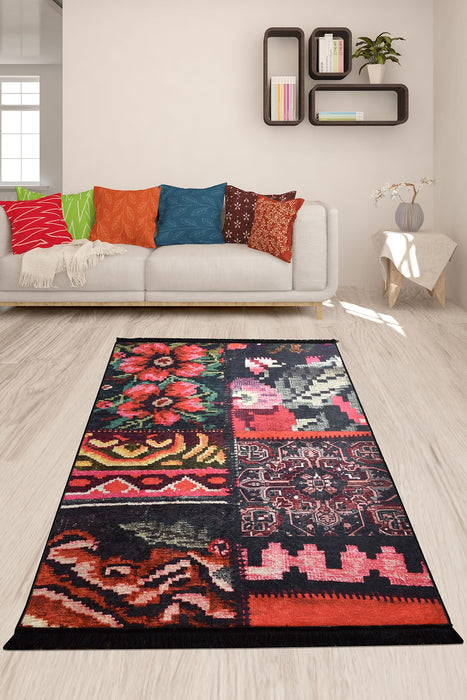 Covor Asi Home Blush , 160 x 230cm, Catifea| Poliester, Multicolor