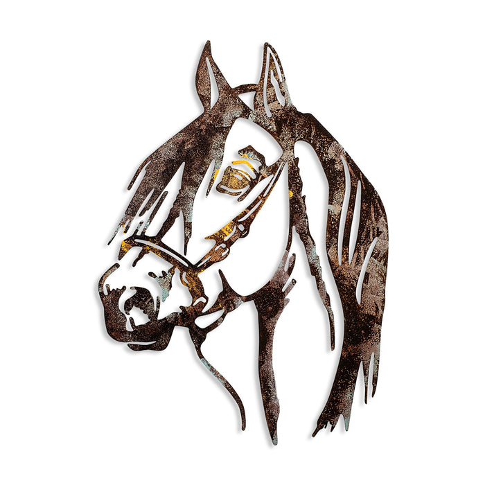 Decoratiune de Perete din Metal  Asi Home Horse - 2, 38 cm x 53 cm