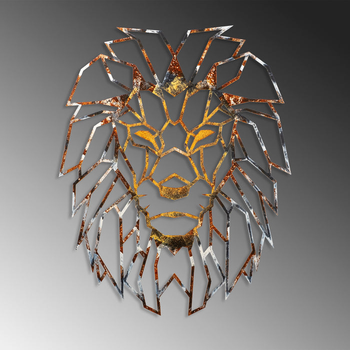 Decoratiune de Perete din Metal  Asi Home Lion - 1, 40 cm x 50 cm