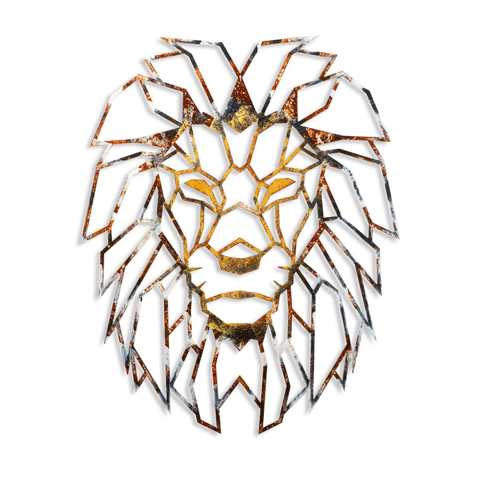 Decoratiune de Perete din Metal  Asi Home Lion - 1, 40 cm x 50 cm