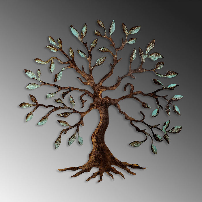 Decoratiune de Perete din Metal  Asi Home Tree - 1, 60 cm x 60 cm