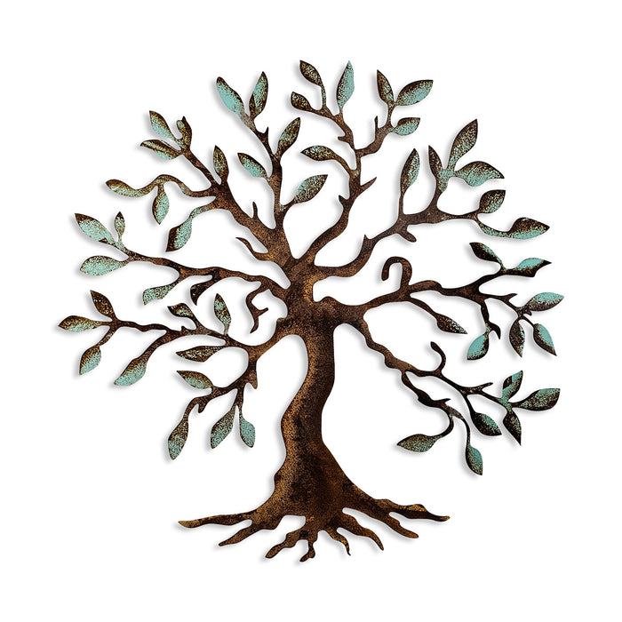 Decoratiune de Perete din Metal  Asi Home Tree - 1, 60 cm x 60 cm