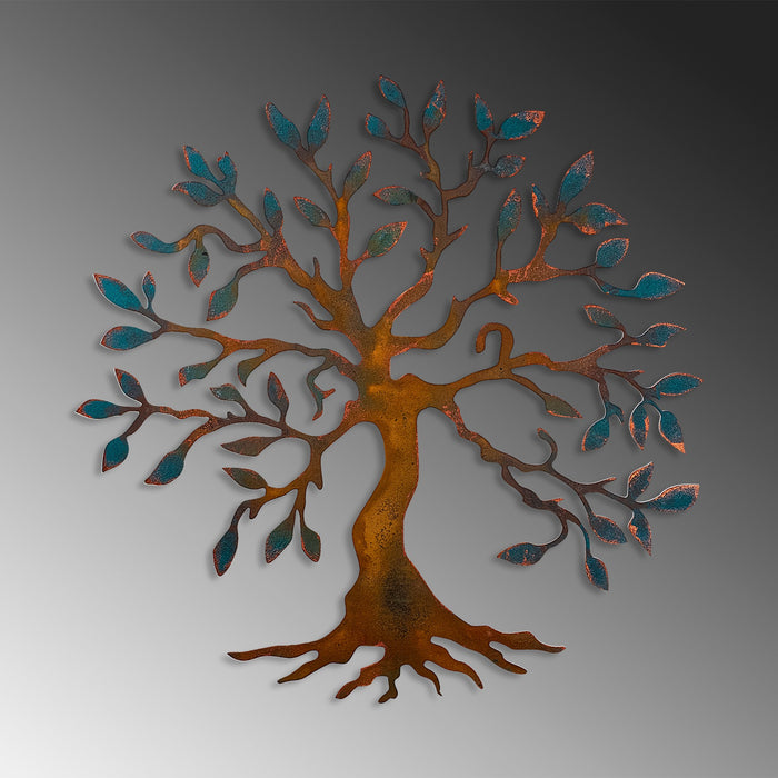 Decoratiune de Perete din Metal  Asi Home Tree - 2, 60 cm x 60 cm