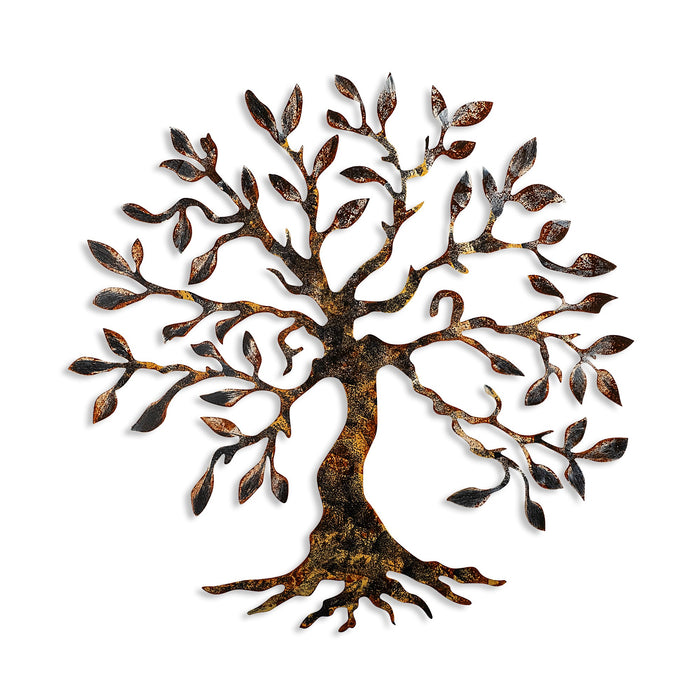 Decoratiune de Perete din Metal  Asi Home Tree - 3, 60 cm x 60 cm