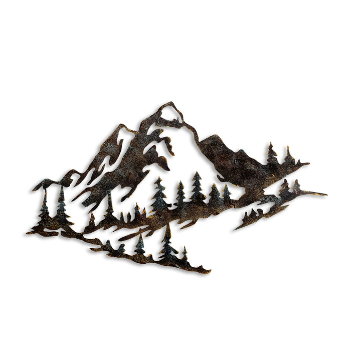 Decoratiune de Perete din Metal  Asi Home Mountain - 1, 70 cm x 40 cm