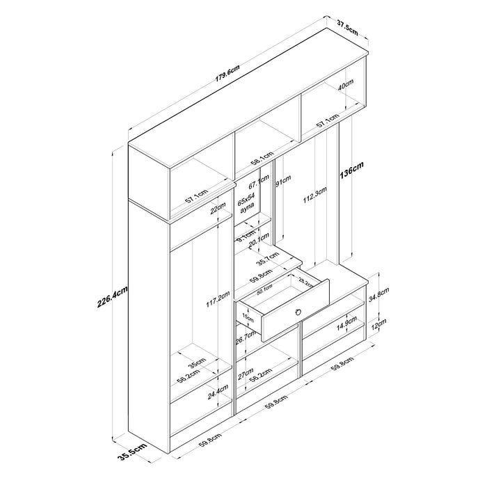 Cuier Asi Home AHEA108 - 2428 Alb-Nuc