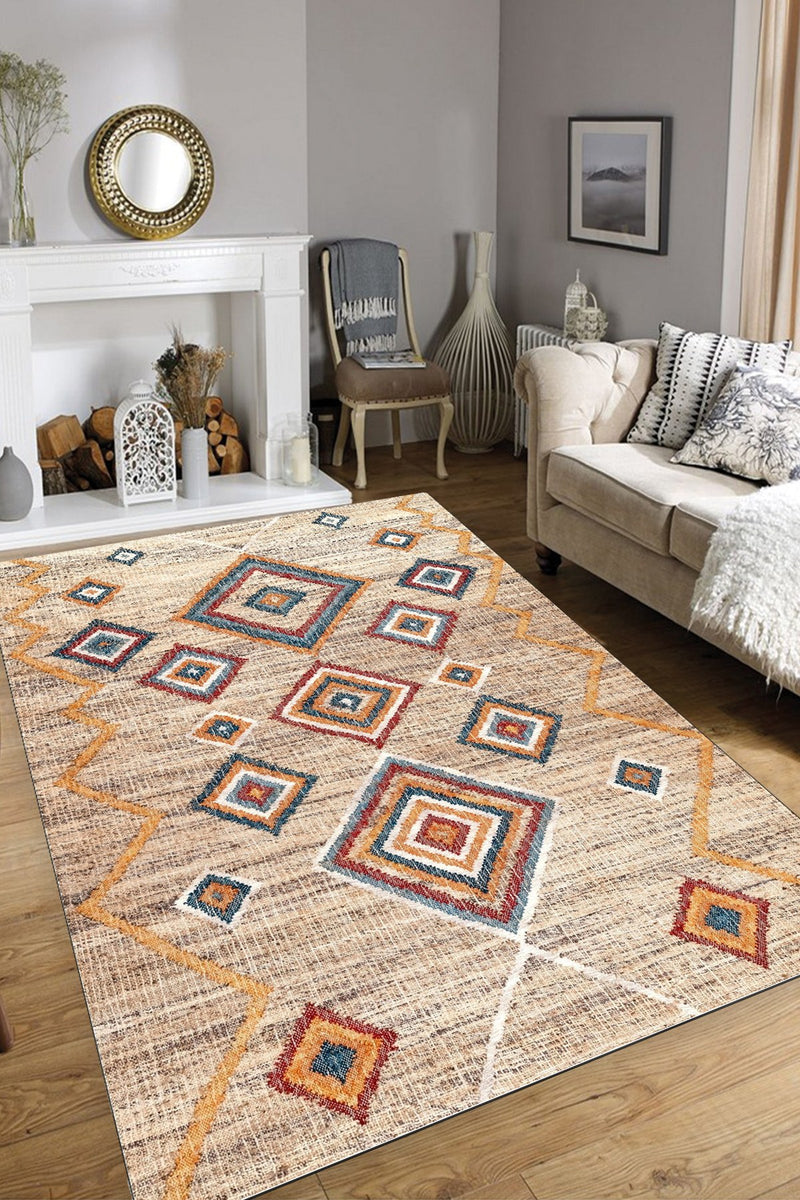 Covor Asi Home Orden Antiguo  - Cotton , 80 x 120cm, Bumbac | Poliester, Multicolor