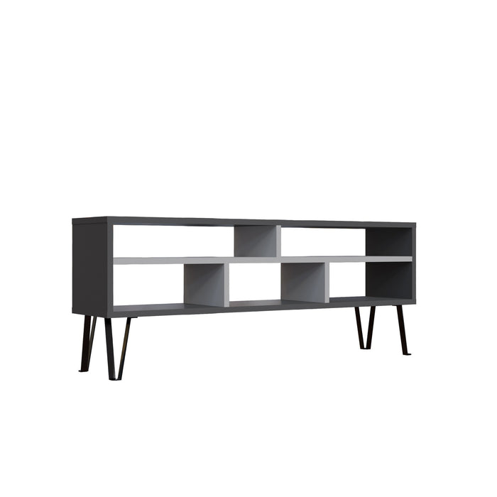 Comoda TV Asi Home Ebuda, 120 cm x 47 cm x 25 cm, Antracit,
Alb