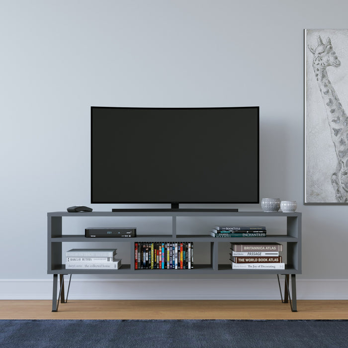 Comoda TV Asi Home Ebuda, 120 cm x 47 cm x 25 cm, Antracit