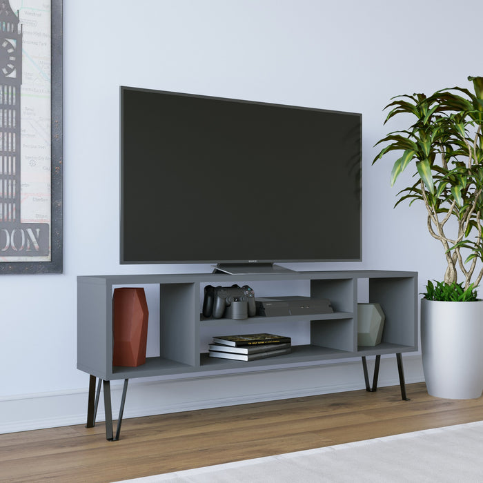 Comoda TV Asi Home Garvin, 120 cm x 47 cm x 25 cm, Antracit