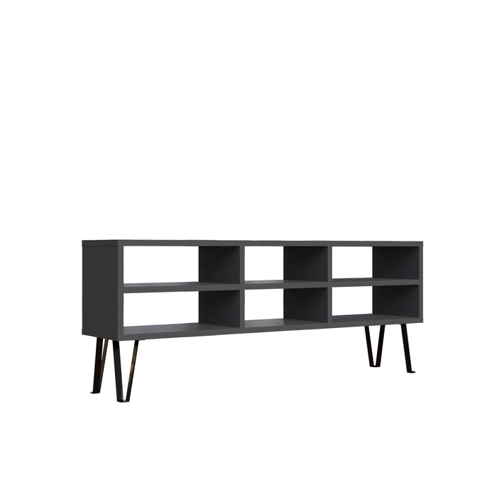 Comoda TV Asi Home Judd, 120 cm x 47 cm x 25 cm, Antracit