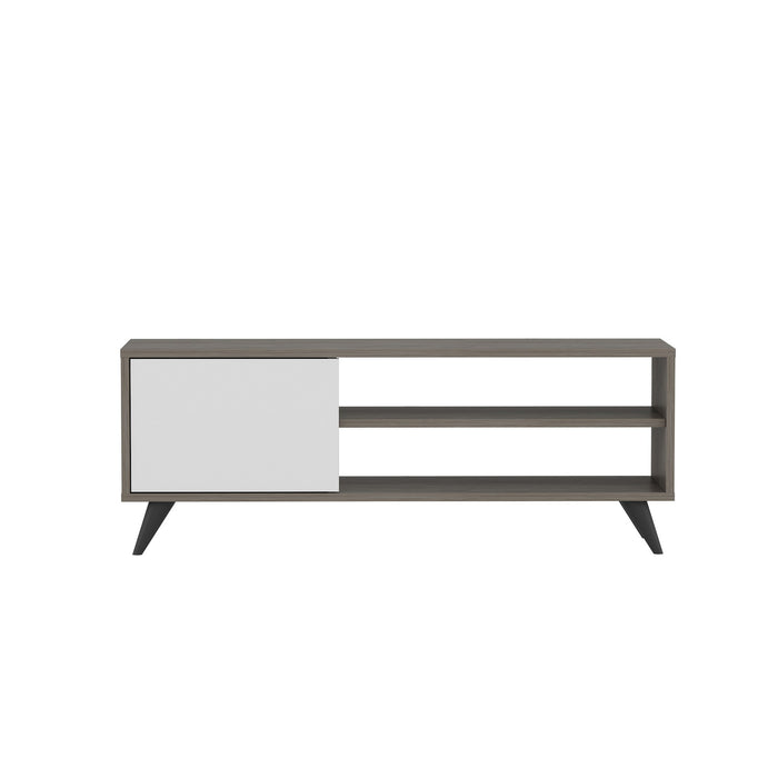 Comoda TV Asi Home Venga, 120 cm x 48 cm x 35 cm, Gri Inchis,
Alb