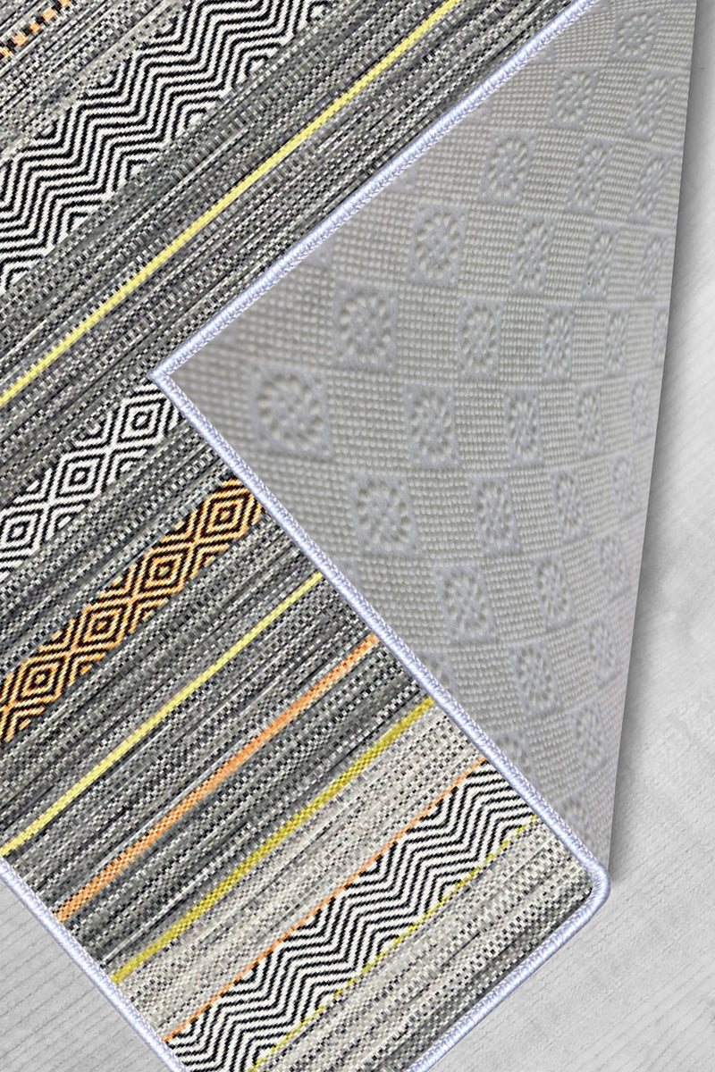 Covor Bucatarie Asi Home Forms 4, 60 x 100cm, Poliester, Multicolor
