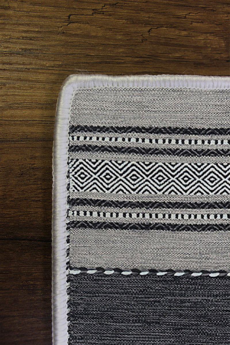Covor Bucatarie Asi Home Forms 1, 60 x 100cm, Poliester, Multicolor