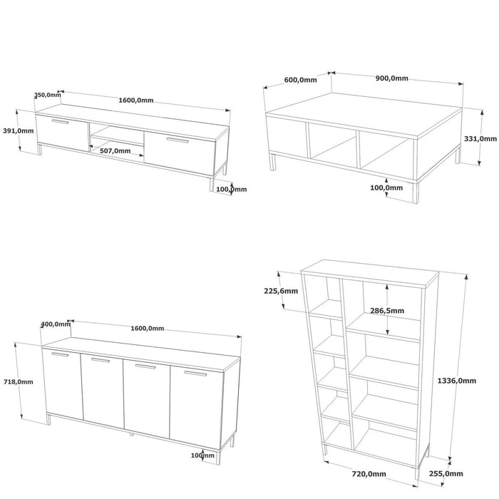 Set Mobila Sufragerie / Living Asi Home AHRL6-AA