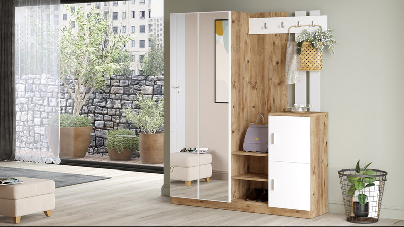 Cuier Asi Home DD8 - AW, Pin/
Alb, 147 x180 x37 cm
