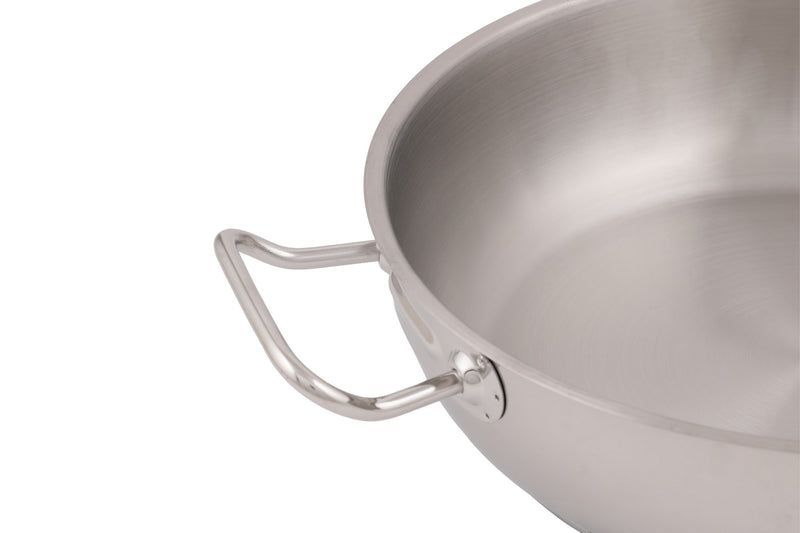 Cratita 4.5l, otel inoxidabil, 2 Piese, Argintiu, D49