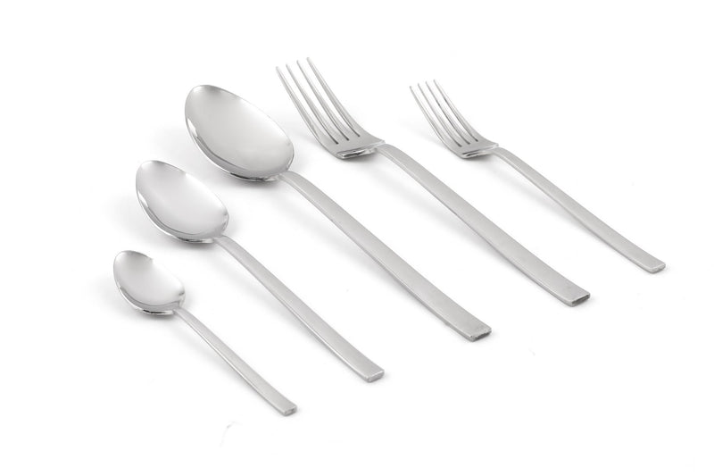Set Tacamuri, 60 Piese, Asi Home Silvery, Argintiu, Inox