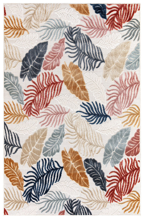 Covor Asi Home Ferns, 157 x 230cm, Poliester, Multicolor