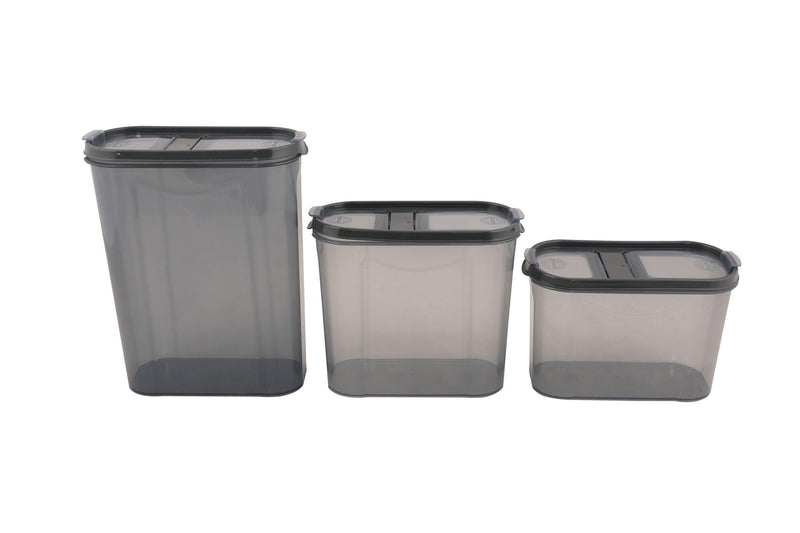 Set de Cutii pentru Depozitoare 24 Piese, Antracit, DSY8X