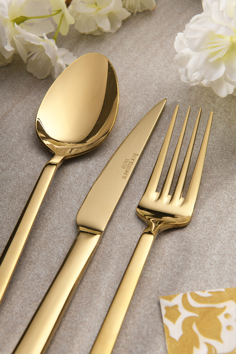 Set Tacamuri 18 Piese, Auriu, BNLTLN18GOLD