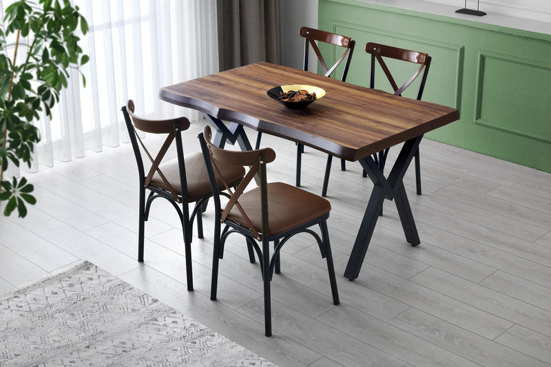 Set scaune (4 piese) Asi Home Ahşap Ekol- 251