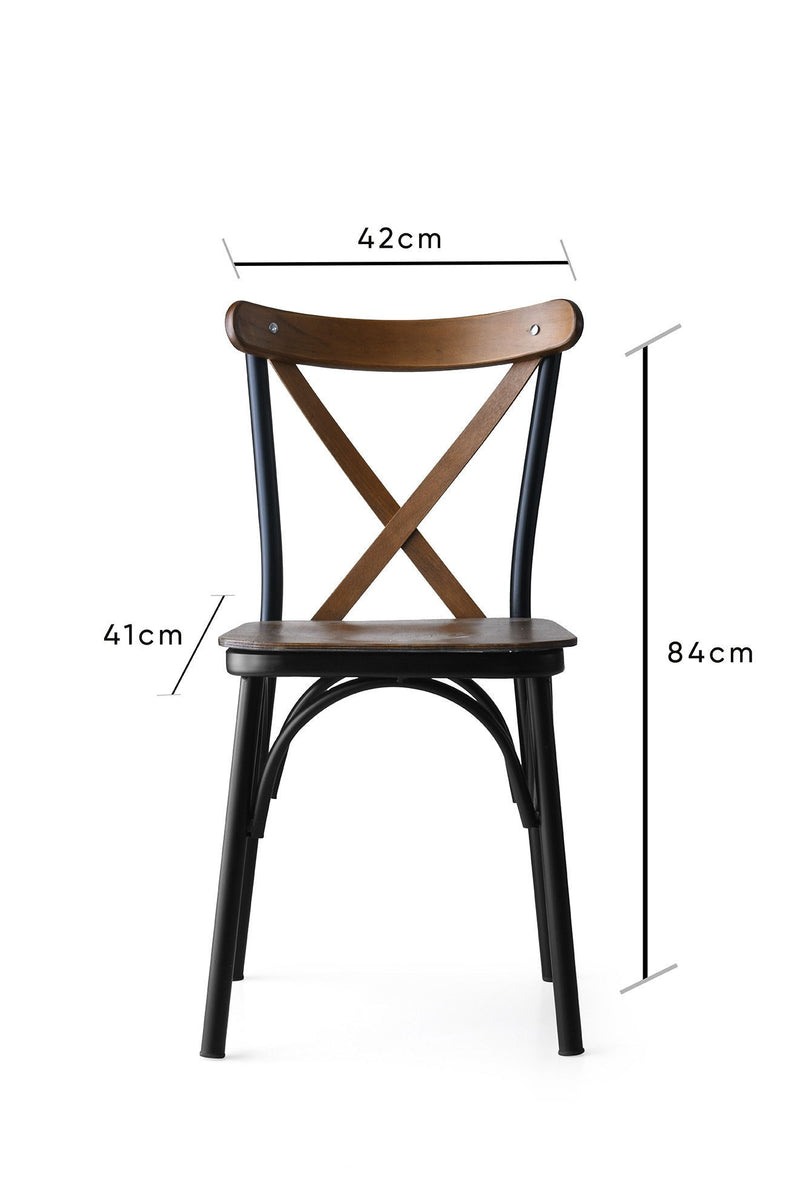 Set scaune (4 piese) Asi Home Ahşap Ekol- 251