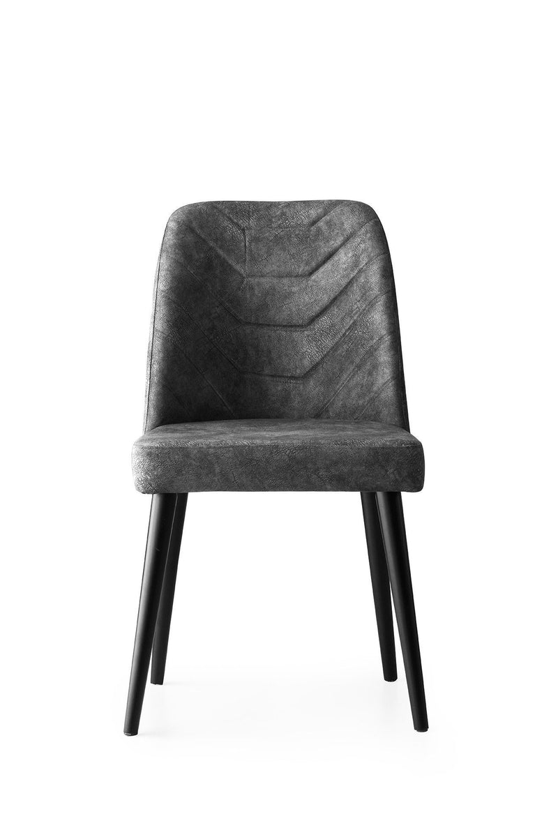 Set Scaune (4 Bucati) Asi Home Dallas - 527 V4, Antracit, 50 x90 x49cm